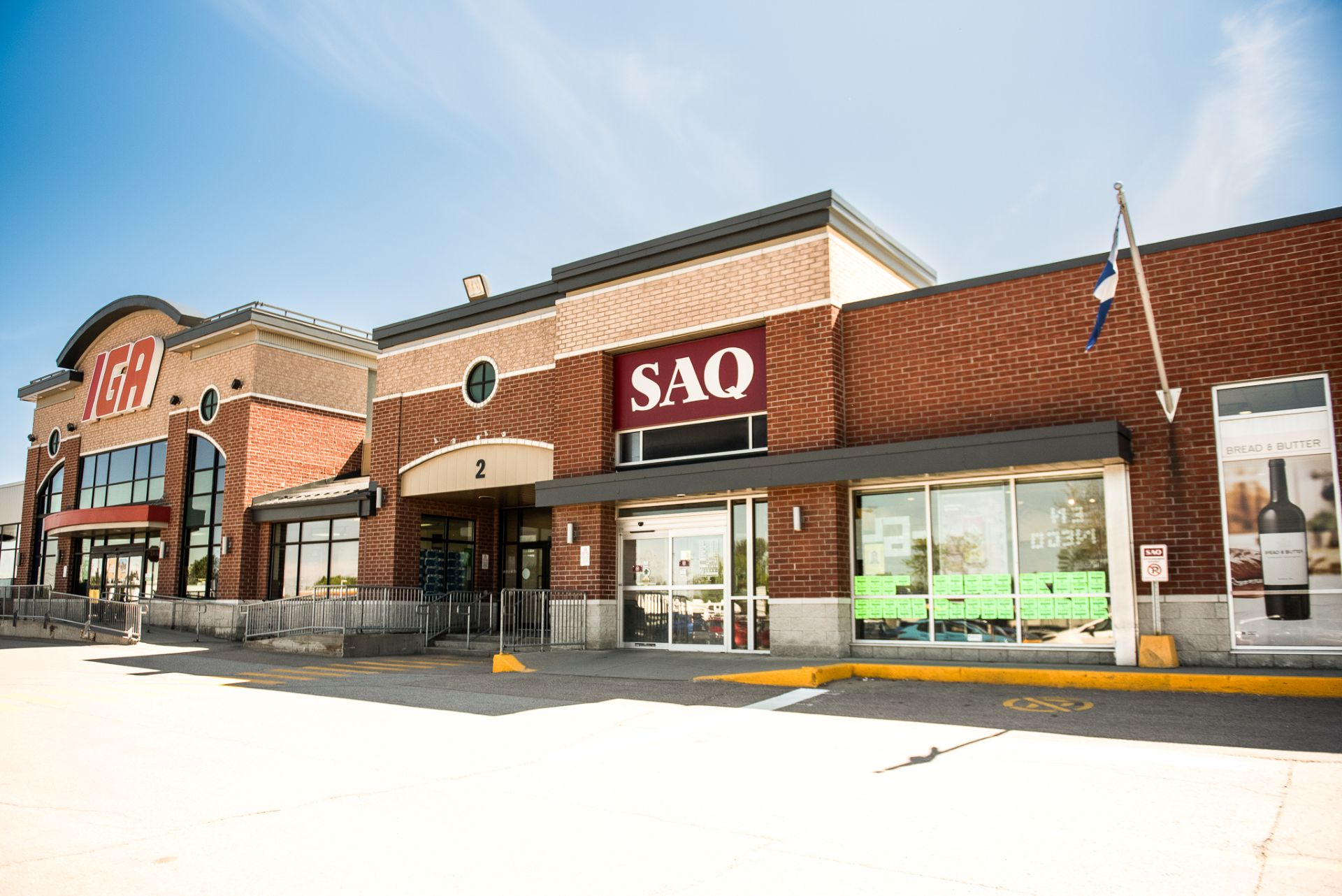 Façade SAQ Carrefour Jeannois Roberval